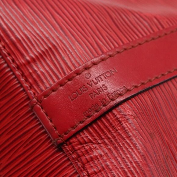 LOUIS VUITTON Epi Petit Noe Shoulder Bag Red - Picture 10 of 14